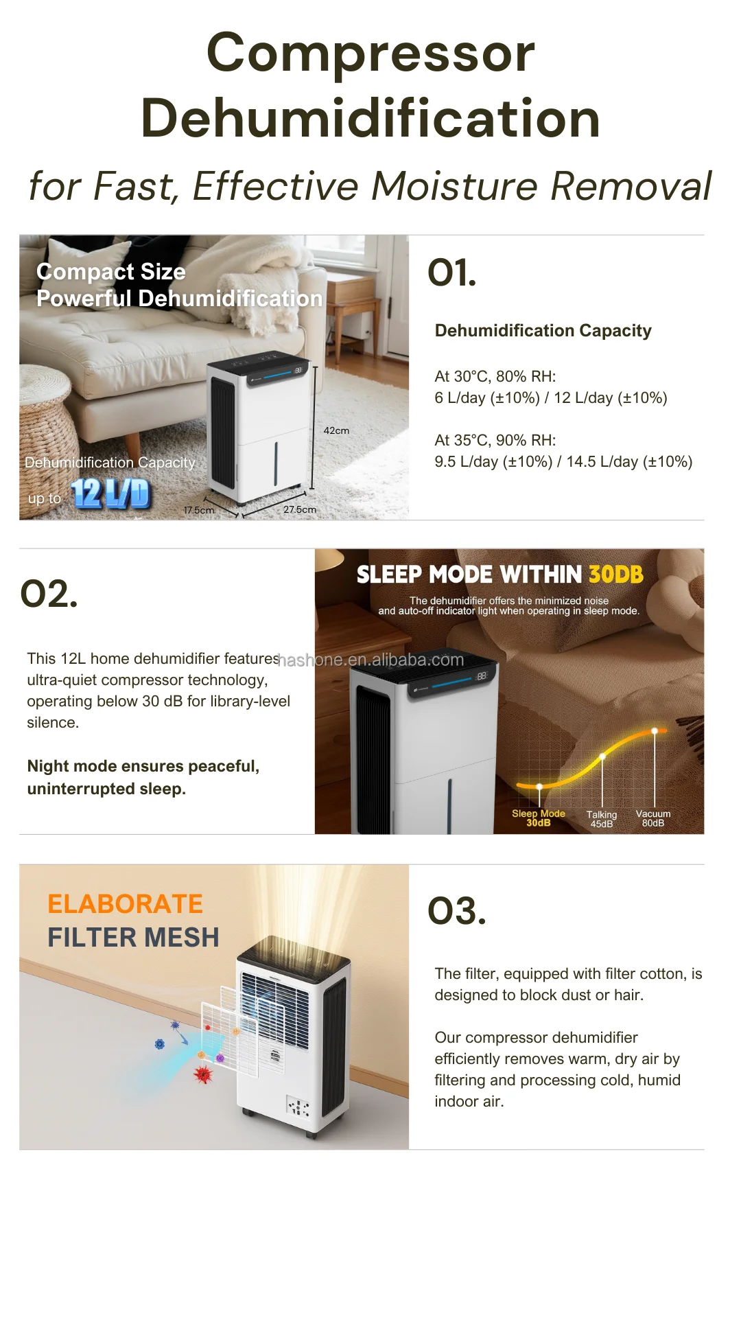 Day Portable Air Compressor, HASHONE, 6L, 12L, LED - detail 8