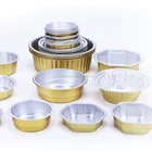 Foil Box Disposable Aluminum Foil Container Takeaway Foil Food Packaging Takeaway Foil Food Box