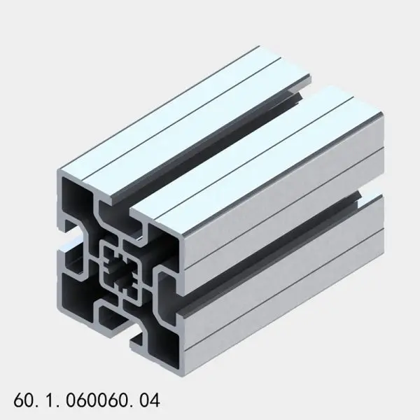 Aluminum Profile Modular Assembly System Connector Three Dimensional