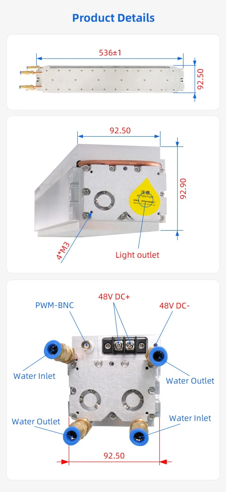 60w RF tube detail