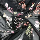 Silk Pure Non-toxic SNOW SILK 100% Pure Mulberry Silk Fabric 8MM Printed Silk Chiffon Fabric OEKO-TEX100