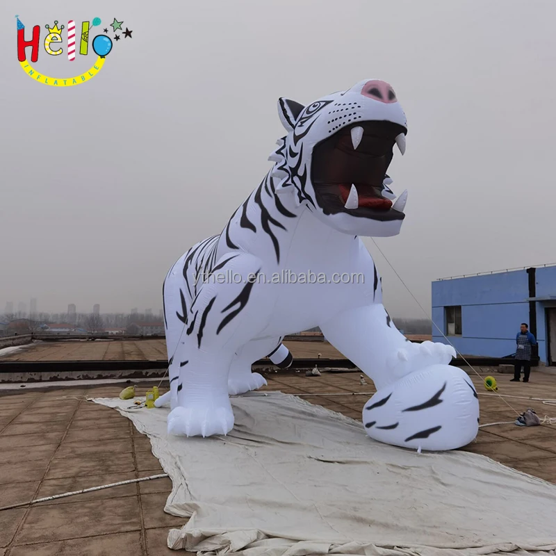 Advertising Decor Pattern Inflatable Giant Tiger Animal Mascot Inflatable  White Tiger - Buy Inflatable Giant Tiger,Animal Mascot Inflatable White  Tiger,Inflatable White Tiger Product on 
