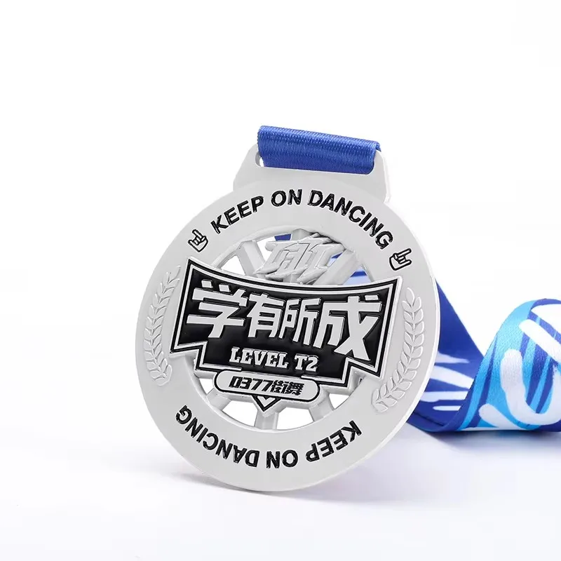 Wholesale 3d Metal Gold Sliver Bronze Zinc Alloy Medals Manufacturers Custom Sport Kids Dance Medals manufacture