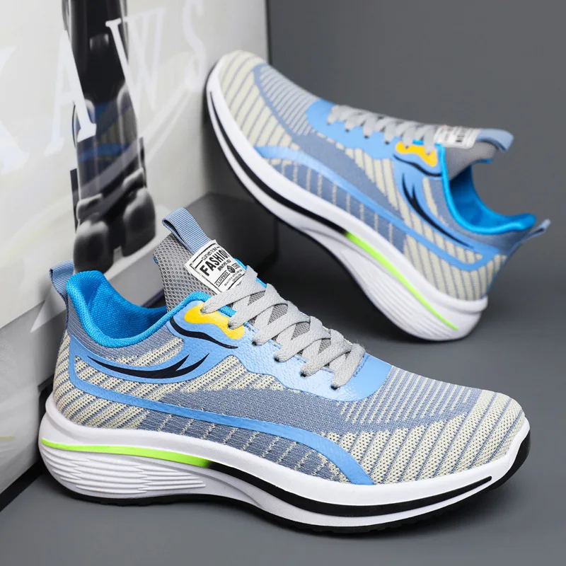 Fashion Trend custom logo Light Weight Breathable walking outdoor men Casual sport Shoes