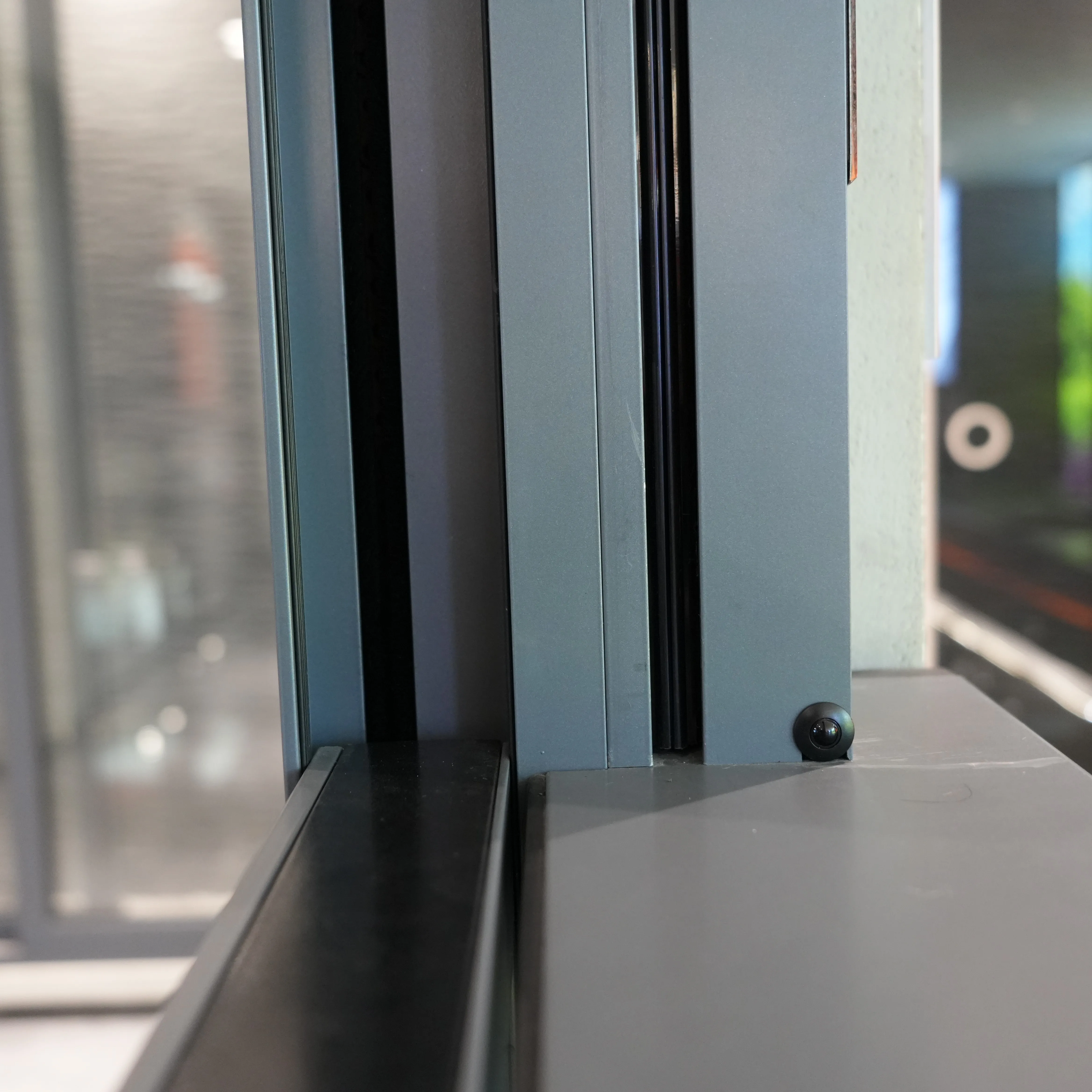 aluminum frame double glass large automatic lifting window -4
