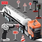 Rc Toy Rc Truck Zhorya High Quality 4wd 1/16 Rc Container Truck Alloy Rc Big Trucks Toy