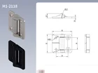 Aluminum Hinge Hinge E6-10-208-50 Aluminum Alloy Powder Coat Black Constant Torque Hinge