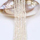 Pearl Necklace High Quality 7-mm Loose Natural Freshwater Baroque Shape Pearl Necklace