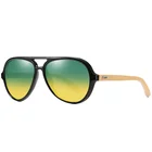 Eyewear 2021 Eyewear Half OEM/ODM Paten Oversized Sunglasses Floating Sunglasses Toad Frame Bamboo Sunglasses