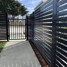 Quality Aluminum slat fence aluminum alloy fence