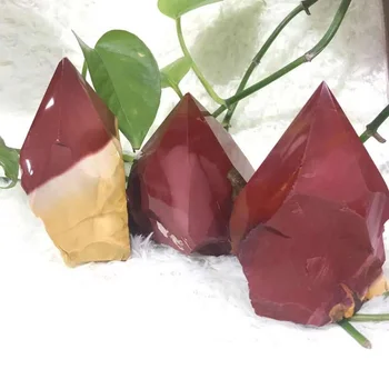 Natural Crystal Carved Quartz Tower Crystal Point Mookaite Raw Point For Sale