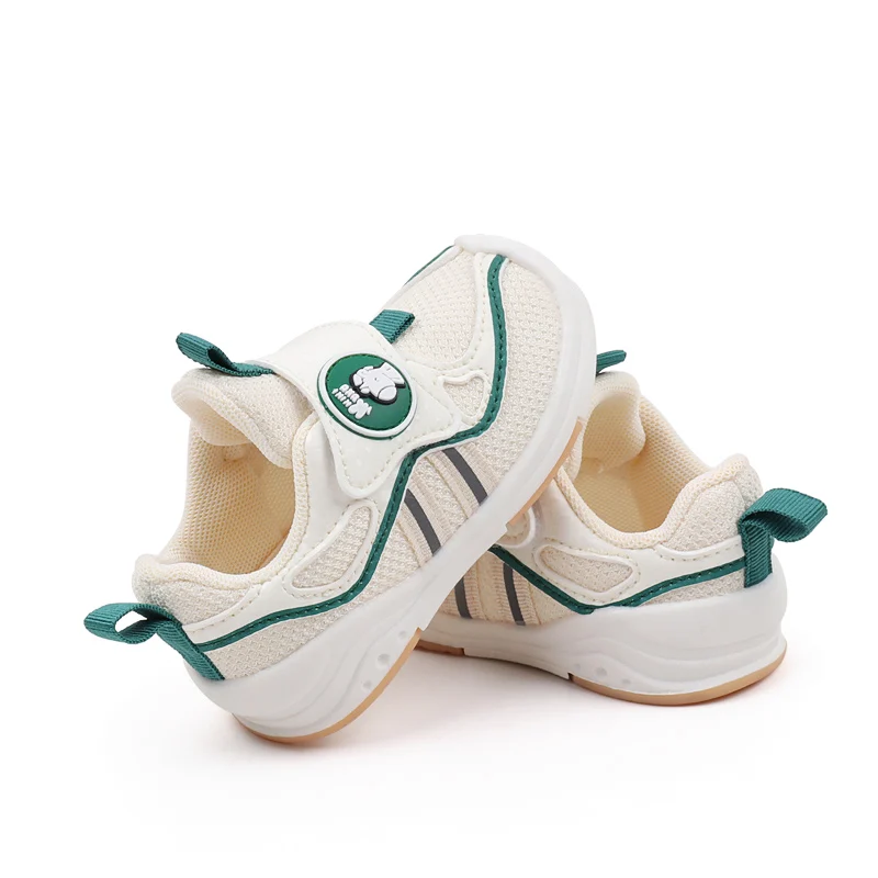 Spring and Autumn Fashionable Breathable PU Mesh Casual Walking Shoes for Boys and Girls Kids Court Sneakers supplier