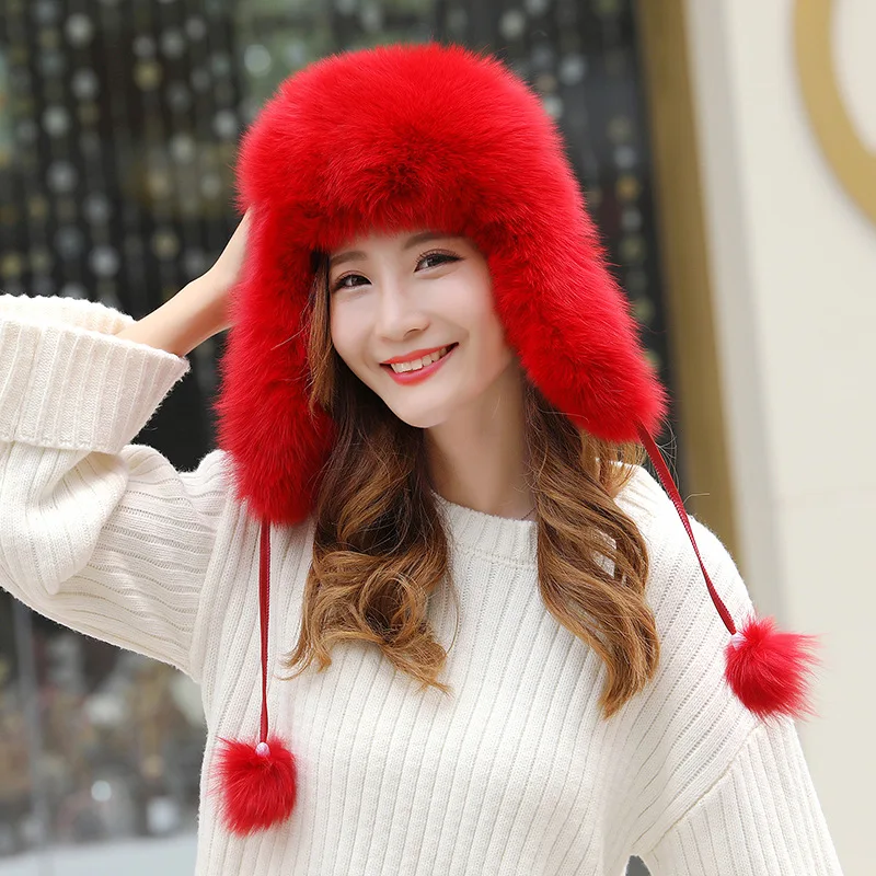 Winter Beret Hat For Women Knitted Hat 