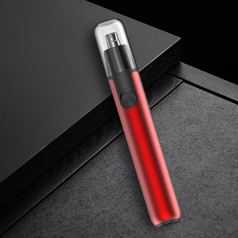 Portable Electric Nose Hair Trimmer for Men Metal Razor Clean Trimmer for Facial Hair Eyebrow Shaving for Household RV Car Use manufacture