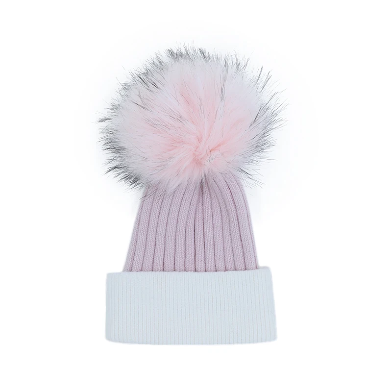 light pink womens beanie