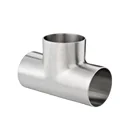 Asme Asme Sanitary Fitting Safety Sanitary Butt Weld Fittings Straight Reducing Tee Fitting 1/4" ~ 6" ASME BPE Standard
