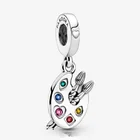 Beads Pandora S925 Sterling Silver Glass Beads Accessories Starry Blue Charm Dream Catcher Painter Beads
