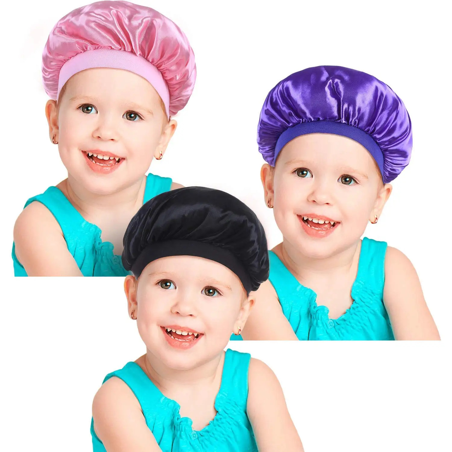 Baby Bonnet,Designer Satin Baby Bonnets 