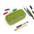 Pencil School Custom Multi Pocket Pencil Case Bag Fashion Nylon School Student Zipper Stationery Pouch