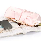 Formal Evening Bag Wholesale Elegant Pleated Satin Formal Clutch Evening Bag Simple Classy Purse For Women