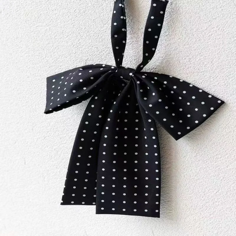 Classic Solid Women's Bow Tie Elegant 100% Polyester Practical Design Comfortable Texture Daily Wear Work Commute Fashion Decor