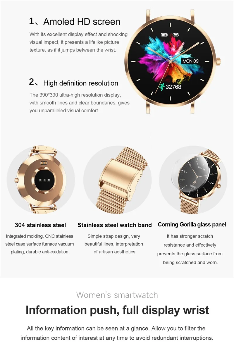 New Ultra Thin T8 Mini Ladies Smartwatch OEM Heart Rate Fitness Tracker AMOLED Screen Waterproof Sports Smart Watch Women (4).jpg