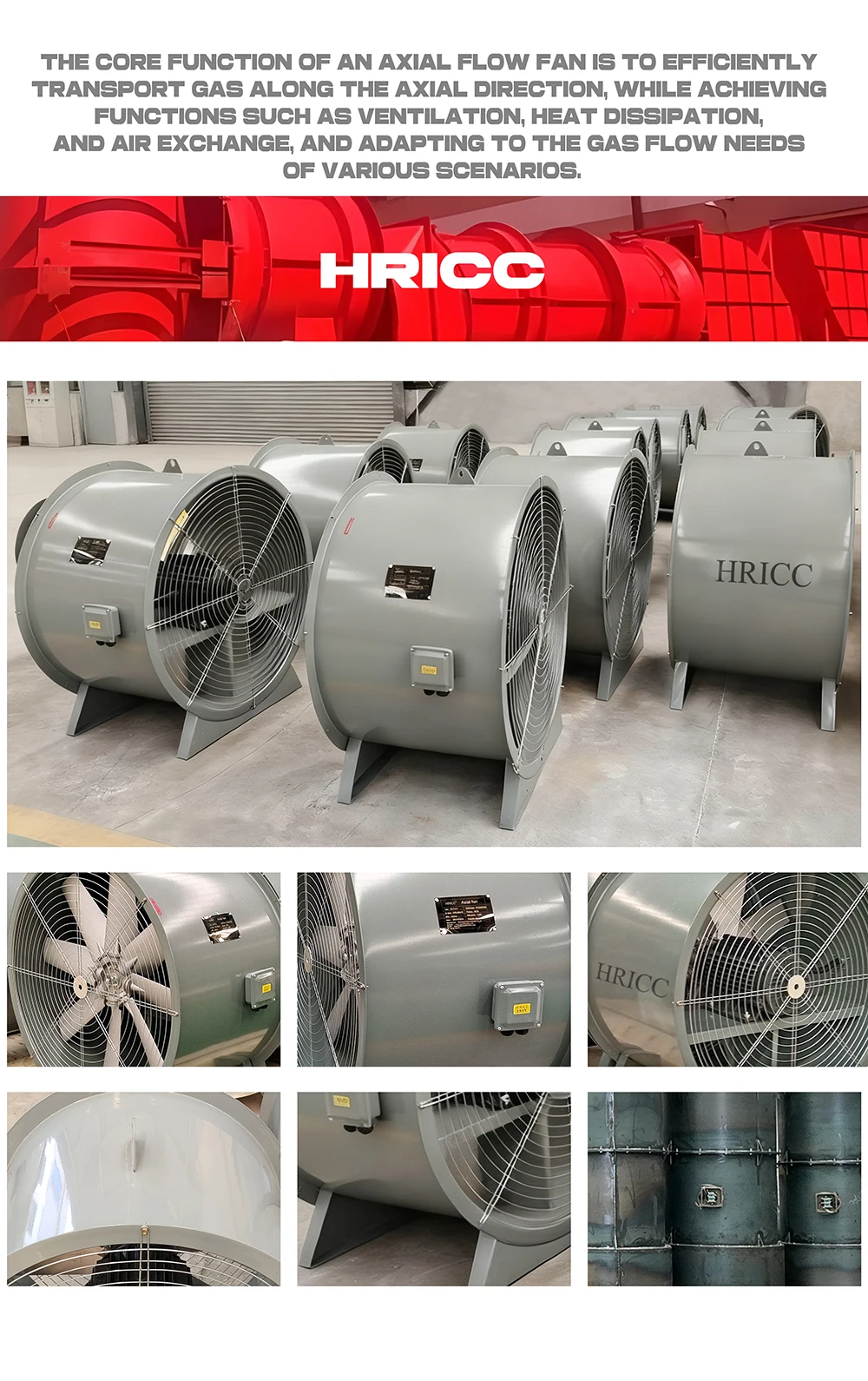 Axial Flow Exhaust Fan, Plastic, Stainless, Steel, IP55 - detail 2