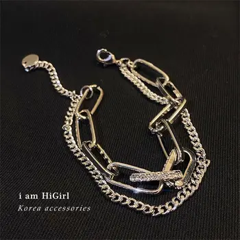 Chain earrings sterling silver Alloy Gold Plated Light Key Ring earring packaging