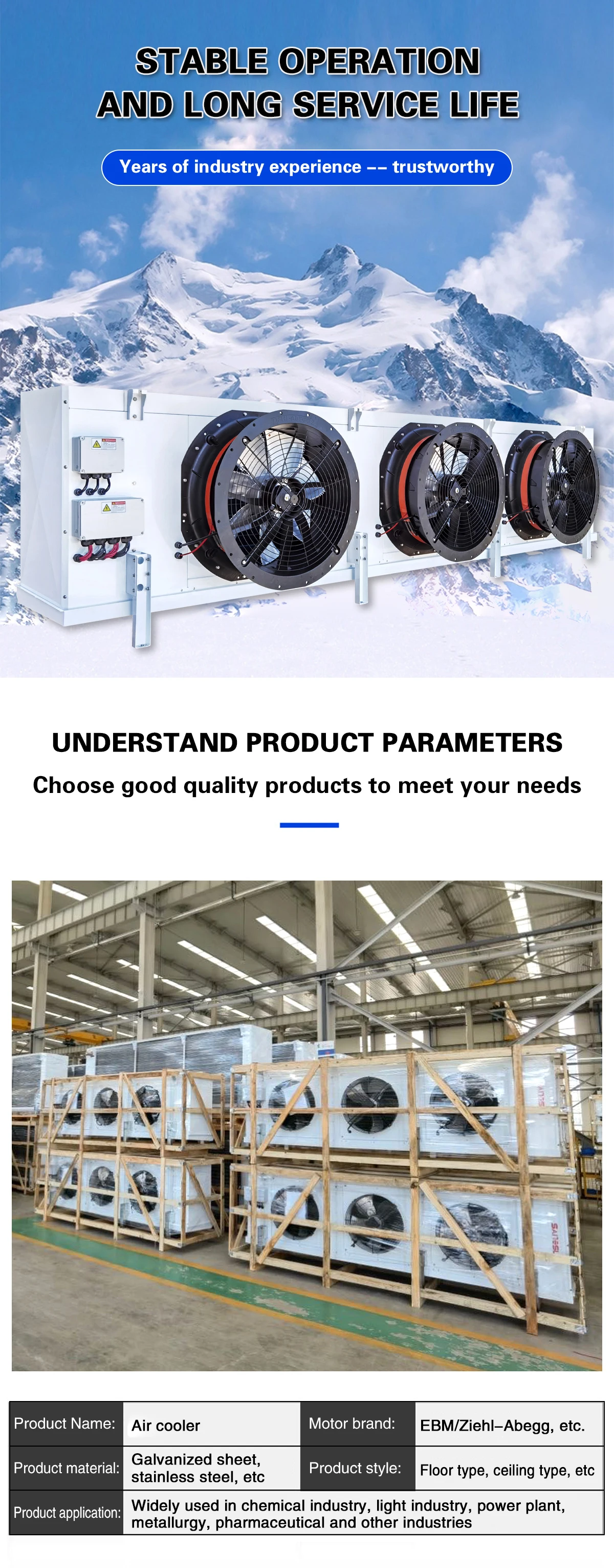 Air Cooler, 3KW, 160KW - detail 4