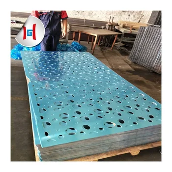 Laser Cut Carved Metal Screen Perforated Aluminum Sheet Panel For