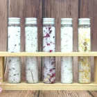 Salt Hot Selling Custom Private Label Dried Flowers Muscle Relief Relaxing Natural Sea Bath Crystals Salt