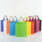 Promotional Recycled Use Promotional Blank Non Woven Shopping Tote Bag With Custom Logo Printed