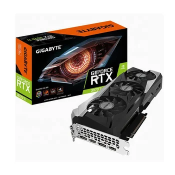 Gigabyte GeForce RTX 3070Ti GAMING OC 8G LHR Lock New Original Power Gaming Desktop Graphics Card Nvidia Chipset Fan VGA Used