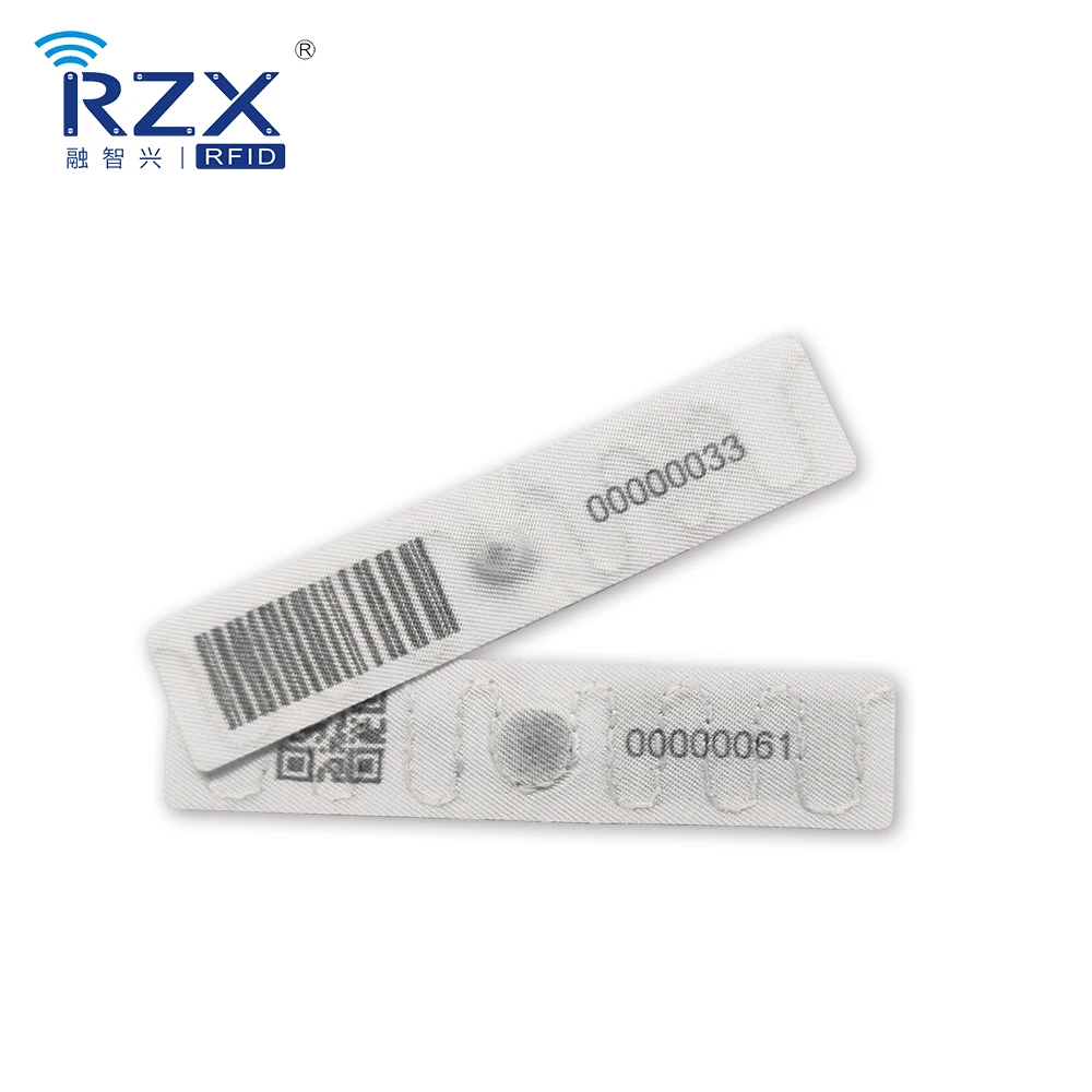 Mhz Uhf Passive Printable Barcode Qr Number Laundry Sticker