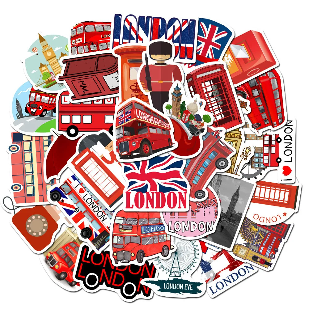 Telephone Booth Bus Luggage Vinyl Custom