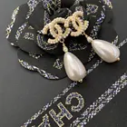 Earrings Earrings Wholesale Letter Brand Silver 925 Women Luxury Double Cc Gg Inspired Designer Earrings