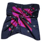 Scarf Print Scarf Custom Digital Printed Satin Silk Polyester Cotton Scarf Square Neck Scarves For Lady With Logo