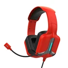 Headset Custom Logo Glowing Stereo Headphones Computer Gaming Headset With Microphone