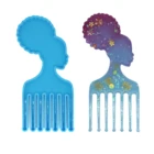 Mold Transparent Silicone Mold DIY Jewelry Comb Making Decorative Craft Handmade Epoxy Resin Tool
