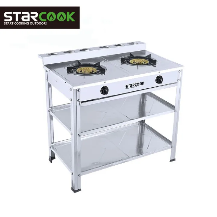 camping gas stove table