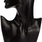 Woman Shows Home Decor Jewelry Necklace Earring Display Mannequin Head Bust Jewelry Stand Holder Organizer