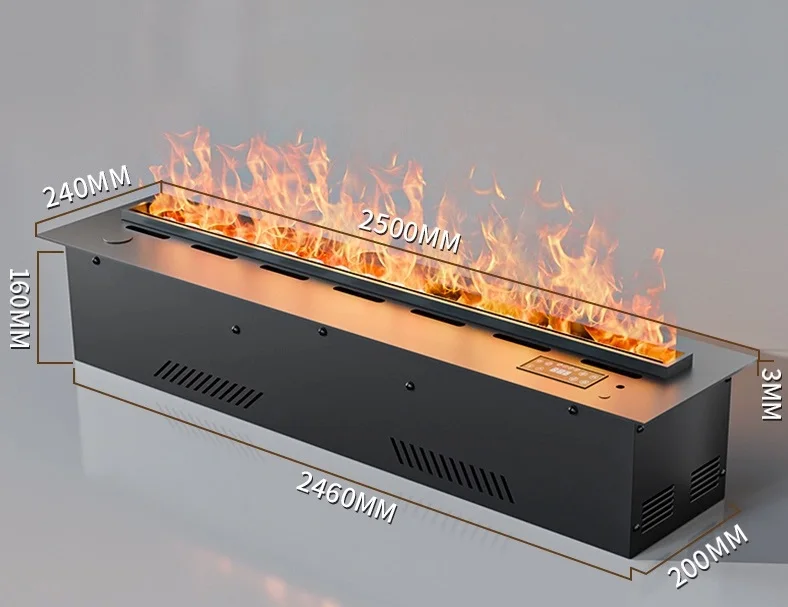 Atomization Electric Fireplace, 3D, LED - detail 4