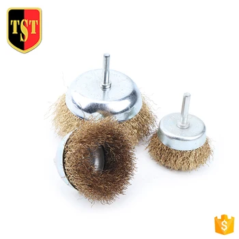 Professional round steel wire cup wheel brush knot Rust removal brushes