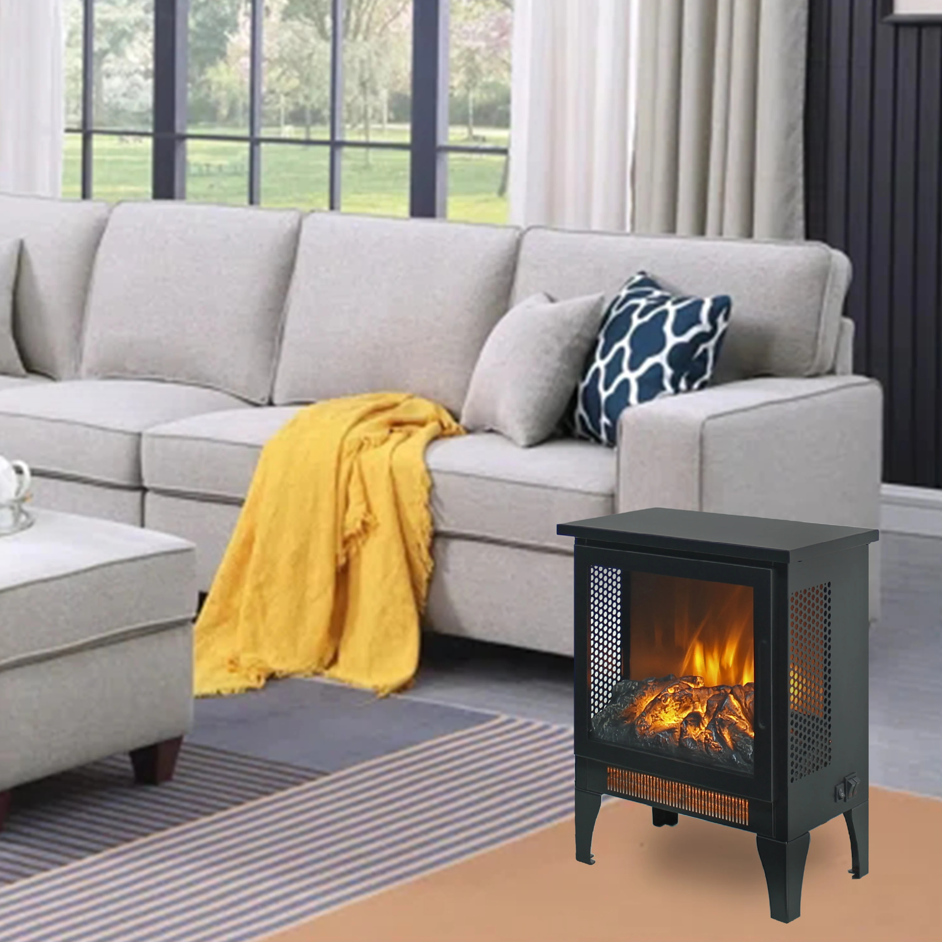 Electric Fireplace, 3D - detail 4
