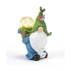 Arts Attractive Price New Type Resin Crafts And Arts Garden Decoration Solar Gnome Statue