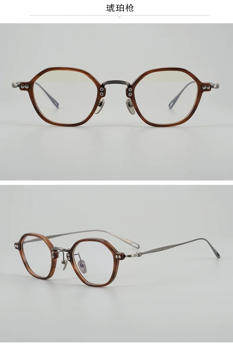 Shenzhen Japanese Designer Titanium Optical Glasses Frame Anti-Blue