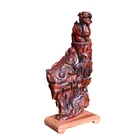 Art Office Living Room Art Decoration Solid Wood Carvings Brave Troops