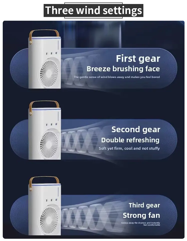 Humidifier, 600ML, Plastic - detail 8