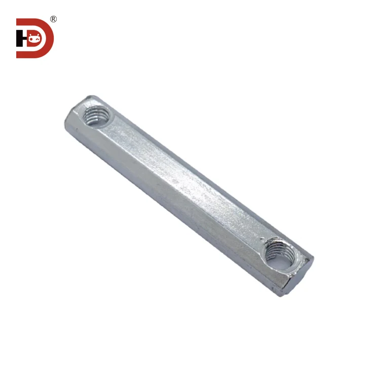 Aluminum Fastening Accessories 30/40 Double Hole 3060/4080 Slider Nut, Rectangular Boat Shaped M6/M8 Carbon Steel Material Nut manufacture