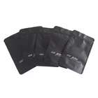 Pouch 2019 Custom Printed Resealable Food Grade Matt Black Stand Up Pouch